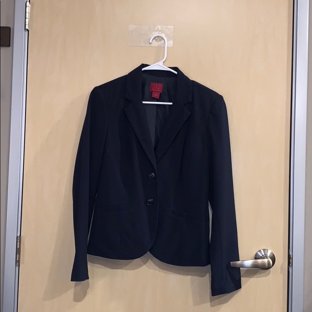 212 Collection Navy Blue Blazer